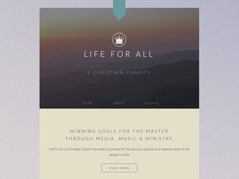 Life for All Website